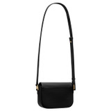 Back product shot of the Oroton Lane Crossbody in Black and Smooth Recycled Leather for Women