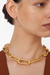 Oroton Hadley Necklace in Worn Gold and  for Women