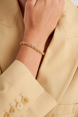 Oroton Kallie Bracelet in Gold and Brass Base With 18CT Gold Plating for Women