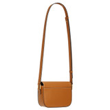 Back product shot of the Oroton Lane Crossbody in Brandy and Smooth Recycled Leather for Women