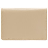 Back product shot of the Oroton Harriet 4 Credit Card Fold Wallet in Praline and Saffiano Leather for Women