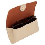 Oroton Harriet Sunglasses Case in Praline and Saffiano Leather for Women