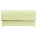 Front product shot of the Oroton Harriet Sunglasses Case in Pear and Saffiano Leather for Women