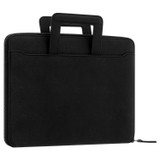 Oroton Hugo A4 Folio With Handle in Black and Split Saffiano Leather for Men