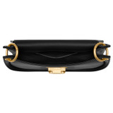 Internal product shot of the Oroton Colt Small Baguette in Black and Smooth leather for Women