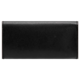 Back product shot of the Oroton Harriet Sunglasses Case in Black and Saffiano Leather for Women