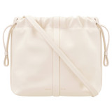 Front product shot of the Oroton Curtis Crossbody in Clotted Cream and Recycled Smooth Leather for Women