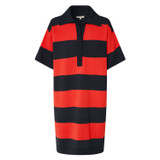 Oroton 3/4 Sleeve Rugby Dress in North Sea and 100% Cotton for Women