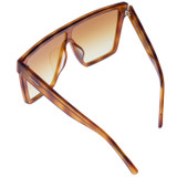 Front product shot of the Oroton Carson Sunglasses in Amber Tort and Acetate for Women