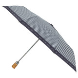 Front product shot of the Oroton Bamboo Small Umbrella in North Sea and Printed Polyester for Women