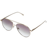 Oroton Florence Sunglasses in Gold and Metal for Women