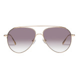 Oroton Florence Sunglasses in Gold and Metal for Women