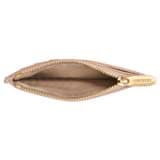 Internal product shot of the Oroton Harriet Credit Card Holder Pouch in Praline and Saffiano Leather for Women