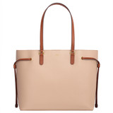 Oroton Harriet Medium Tote in Praline and Saffiano Leather With Smooth Leather Trim for Women