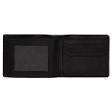Oroton Hugo 12 Credit Card Zip Wallet in Black and Saffiano Leather for Men