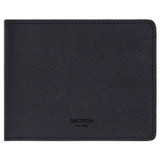 Oroton Hugo 12 Credit Card Zip Wallet in Ink and Saffiano Leather for Men
