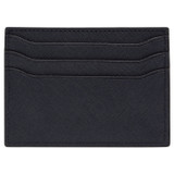 Oroton Hugo 7 Credit Card Sleeve in Ink and Saffiano Leather for Men