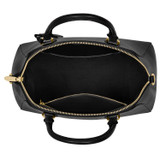Internal product shot of the Oroton Inez Day Bag in Black and Saffiano Leather for Women