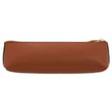 Back product shot of the Oroton Inez Pencil Case in Cognac and  for Women