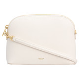 Front product shot of the Oroton Inez Slim Crossbody in Cream and Saffiano Leather for Women
