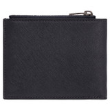 Oroton Eton 8 Card Zip Wallet in Ink and Saffiano/Smooth Leather for Men
