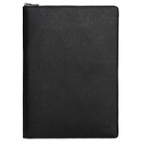 Oroton Eton A4 Zip Folio in Black and Saffiano/Smooth Leather for Men
