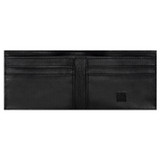 Oroton Eton 4 Card Mini Wallet in Black and Saffiano/Smooth Leather for Men