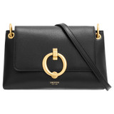Front product shot of the Oroton Alexa Crossbody in Black and Nappa Leather for Women