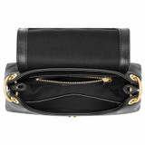 Internal product shot of the Oroton Alexa Crossbody in Black and Nappa Leather for Women