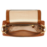 Internal product shot of the Oroton Alexa Crossbody in Cognac and Nappa Leather for Women