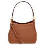 Oroton Byron Small Hobo in Cognac and Pebble Leather for Women
