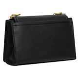 Oroton Elina Small Satchel in Black and Pebble Leather for Women