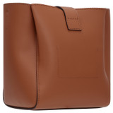 Back product shot of the Oroton Ingrid Bucket in Brandy and Smooth Leather for Women