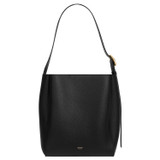 Oroton Ingrid Hobo in Black and Pebble Leather for Women