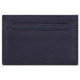Oroton Heather Credit Card Sleeve in Navy Blue and Pebble leather for Women