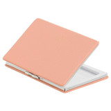 Front product shot of the Oroton Heather Rectangle Mirror in Sorbet and Pebble Leather for Women