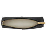 Internal product shot of the Oroton Imogen Pencil Case in Black and Smooth Leather for Women