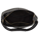 Internal product shot of the Oroton Kali Small Hobo in Black and Pebble leather for Women