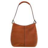 Front product shot of the Oroton Kali Small Hobo in Cognac and Pebble leather for Women