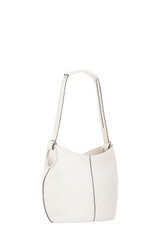 Back product shot of the Oroton Kali Small Hobo in Cream and Pebble leather for Women