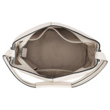 Internal product shot of the Oroton Kali Medium Hobo in Cream and Pebble leather for Women