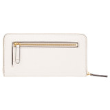 Back product shot of the Oroton Anika Medium Zip Wallet in Cream and Pebble leather for Women