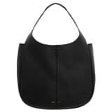 Front product shot of the Oroton Emilia Large Tote in Black and Pebble leather for Women