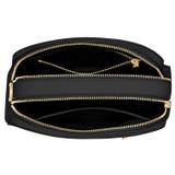 Oroton Audrey Crossbody in Black and Saffiano and Smooth Leather for Women
