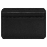 Back product shot of the Oroton Imogen Card Holder in Black and Smooth Leather for Women