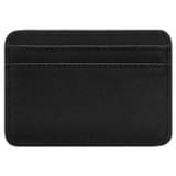 Back product shot of the Oroton Imogen Card Holder in Black and Smooth Leather for Women