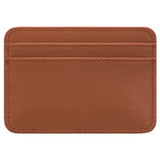 Oroton Imogen Card Holder in Brandy and Smooth Leather for Women