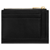 Back product shot of the Oroton Imogen Mini 10 Credit Card Zip Wallet in Black and Smooth Leather for Women