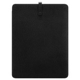 Oroton Anika 13" Laptop Sleeve in Black and Pebble leather for Women