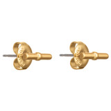 Front product shot of the Oroton Kallie Studs in Gold and Brass Base With 18CT Gold Plating for Women